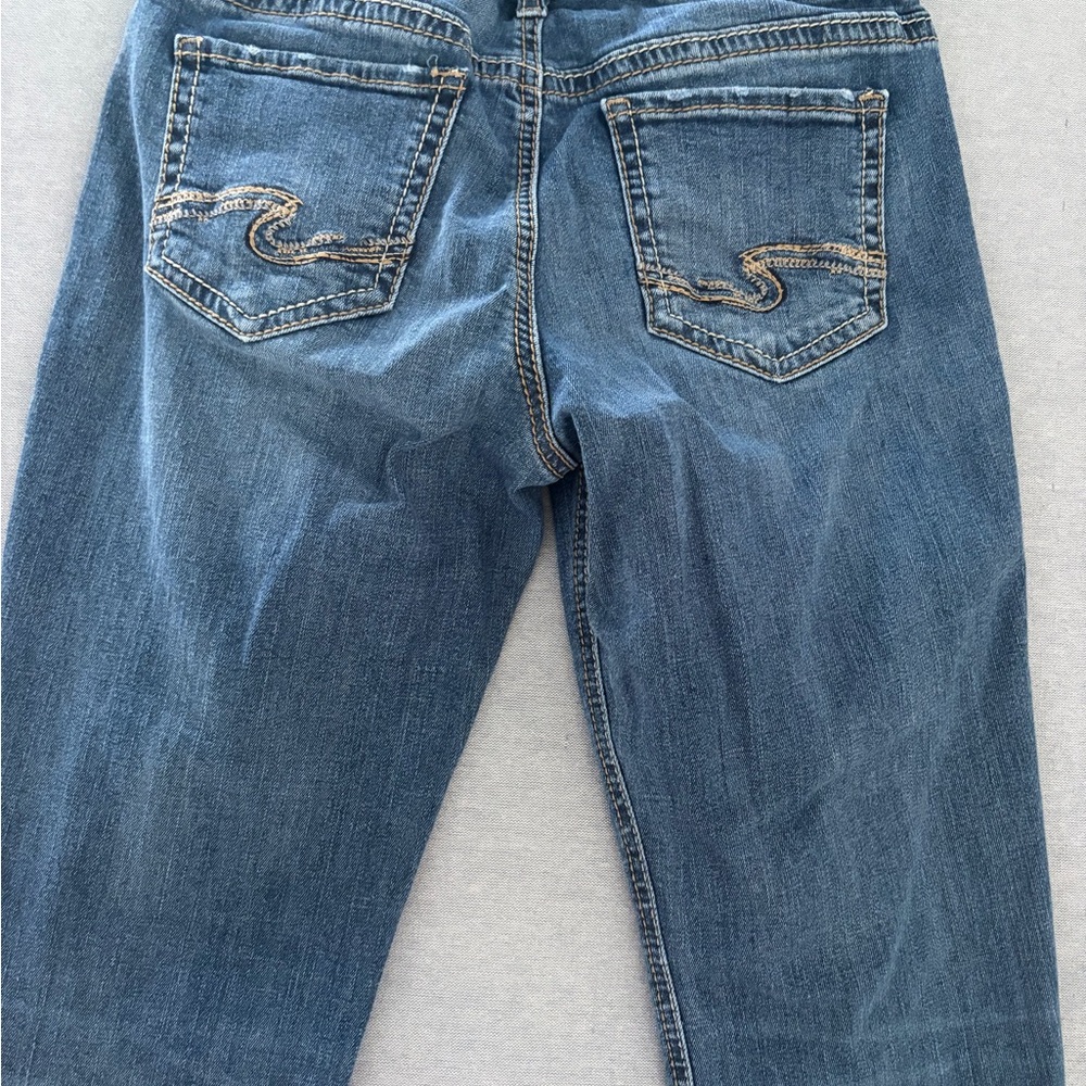 Silver Suki Jeans Straight Leg Women' Blue Denim